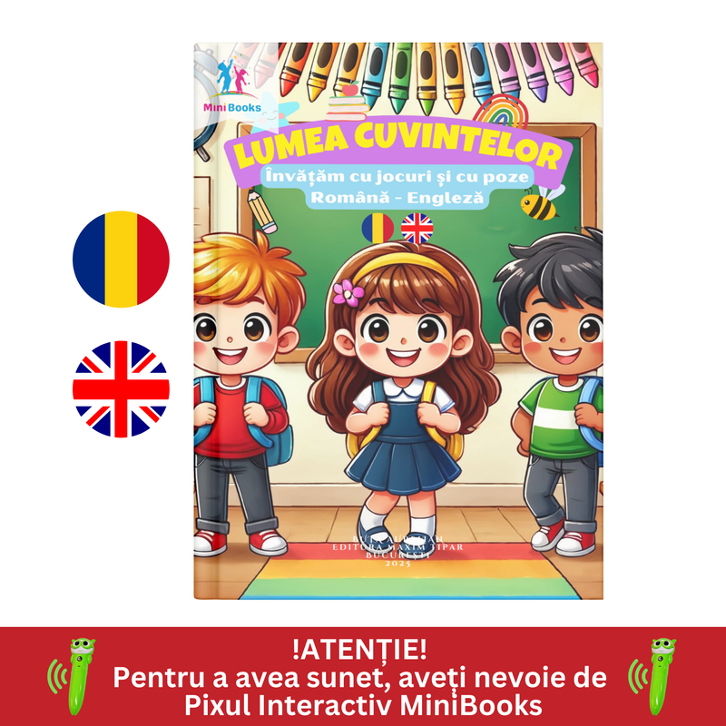 Lumea Cuvintelor - Jocuri în Română și Engleză