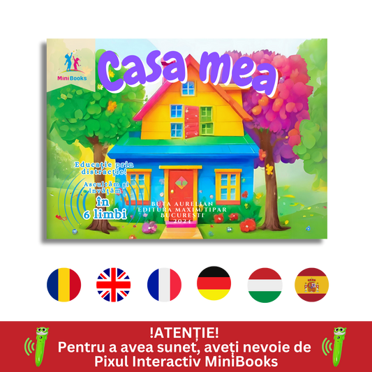 Casa Mea - Carte în 6 Limbi