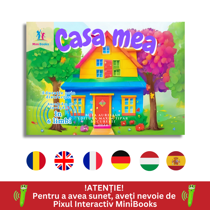 Casa Mea - Carte în 6 Limbi