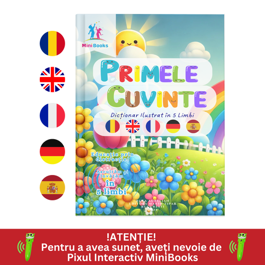 Primele Cuvinte - Dicționar Ilustrat în 5 Limbi