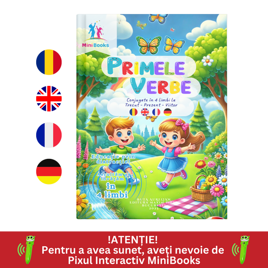 Primele Verbe Prezent-Trecut-Viitor în 4 Limbi