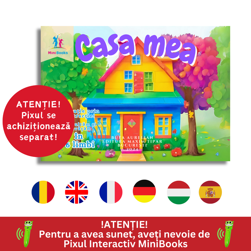 Casa Mea - Carte în 6 Limbi