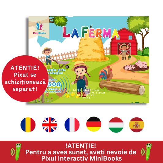 La Ferma - Animalele Domestice în 6 Limbi