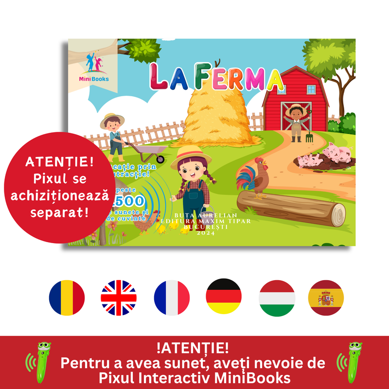La Ferma - Animalele Domestice în 6 Limbi