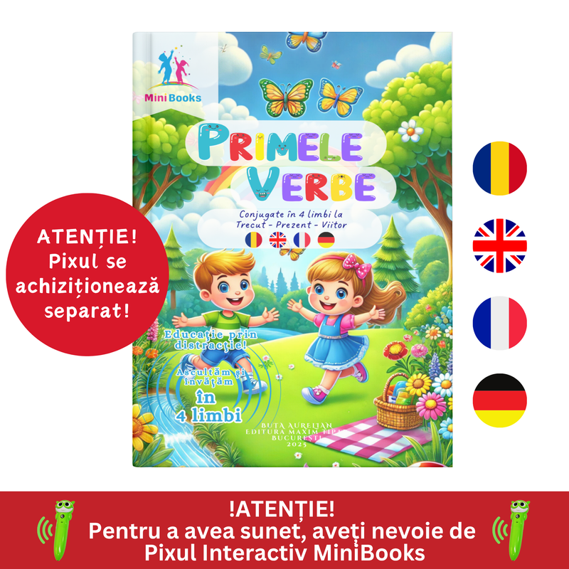 Primele Verbe Prezent-Trecut-Viitor în 4 Limbi