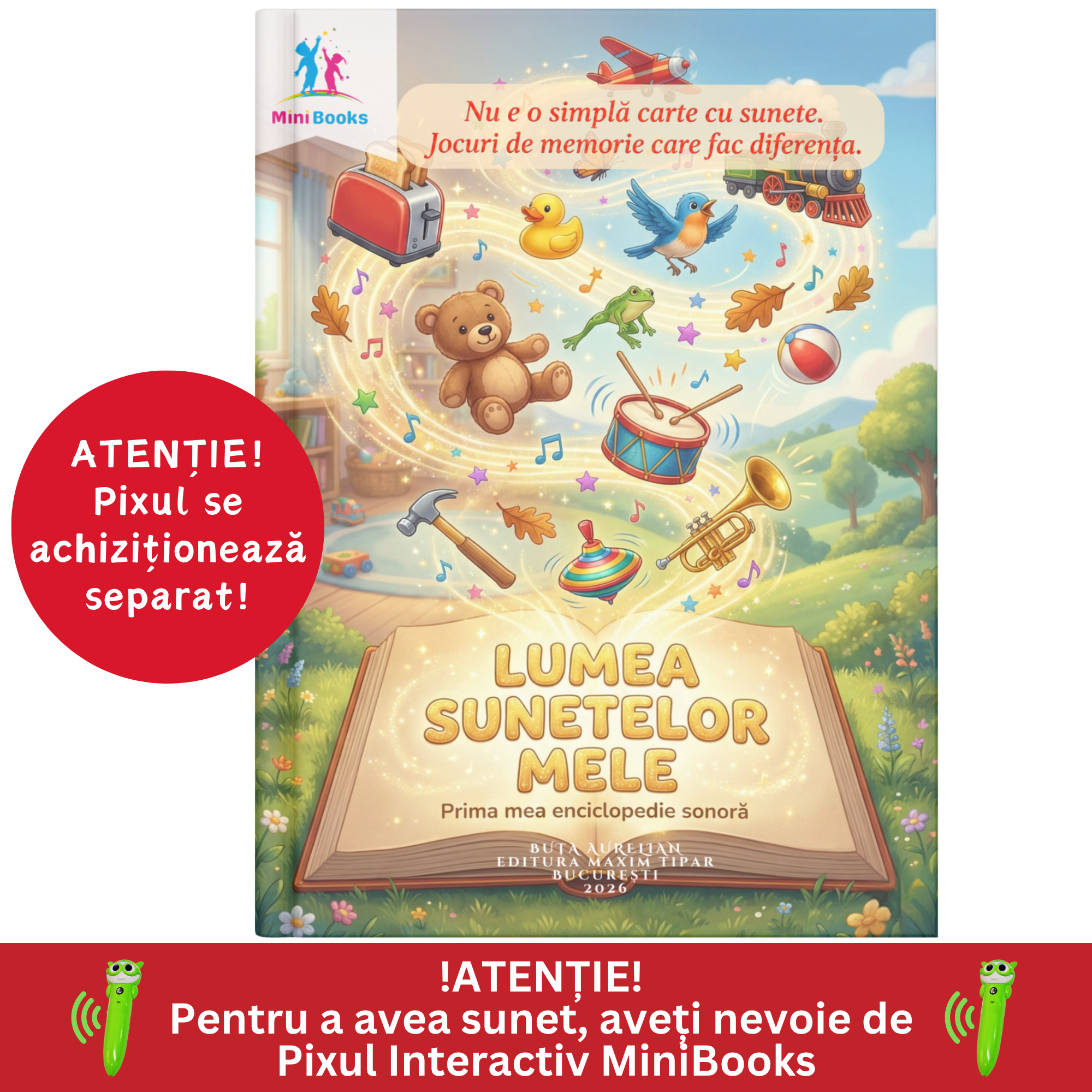 Lumea Sunetelor Mele - Cu Jocuri de Memorie