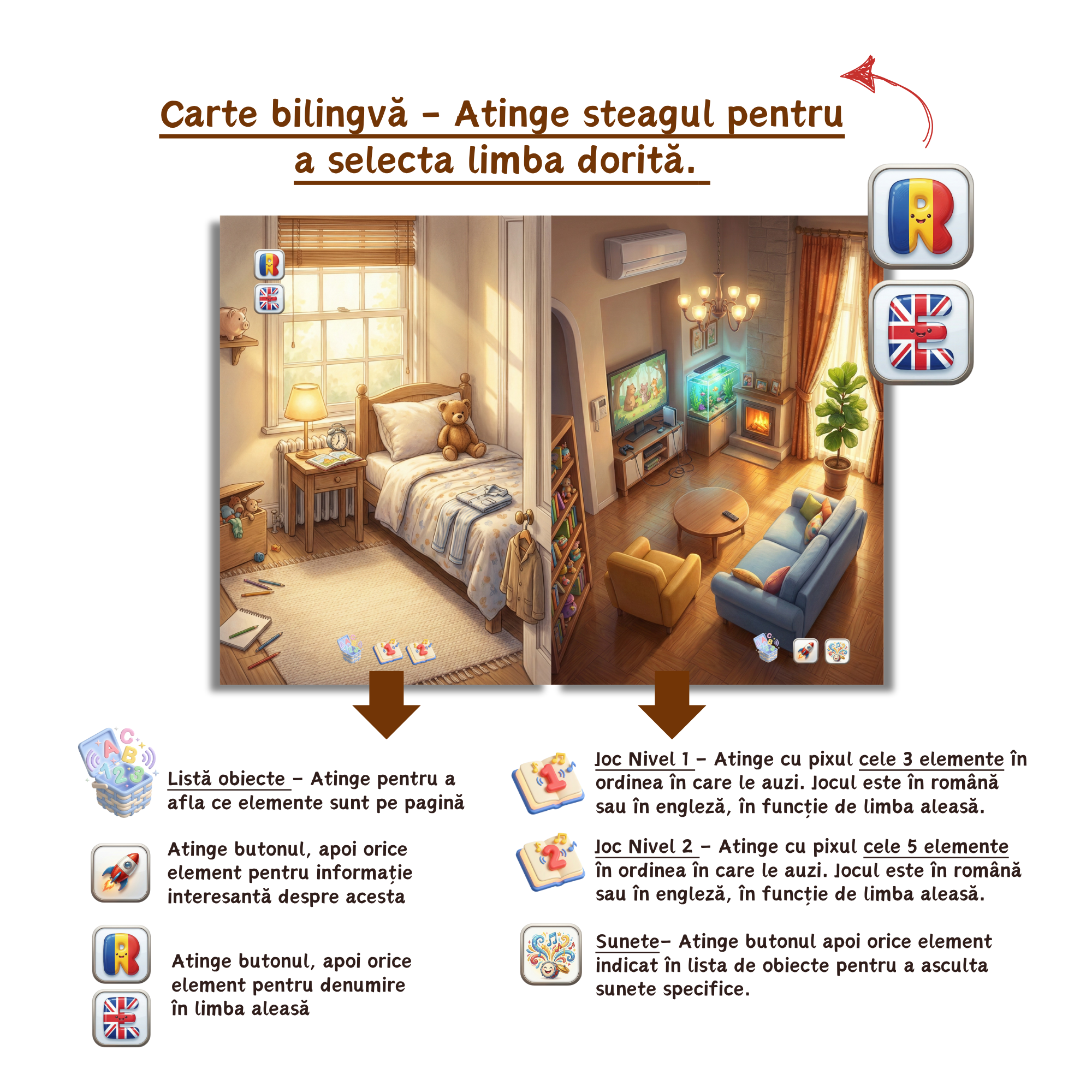 Lumea Sunetelor Mele - Cu Jocuri de Memorie